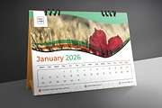 Desk Calendar 2026, a Stationery Template by crazyOWL (Thumbnail 3 of 5)