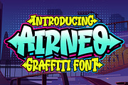 Airneo - Graffiti Font, a Font by Blankids Studio (Thumbnail 1 of 5)