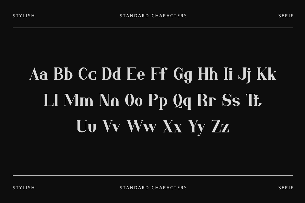 Captain Eagles - Modern Stylish, a Serif Font by RockboyStd (Photo 9 of 12)