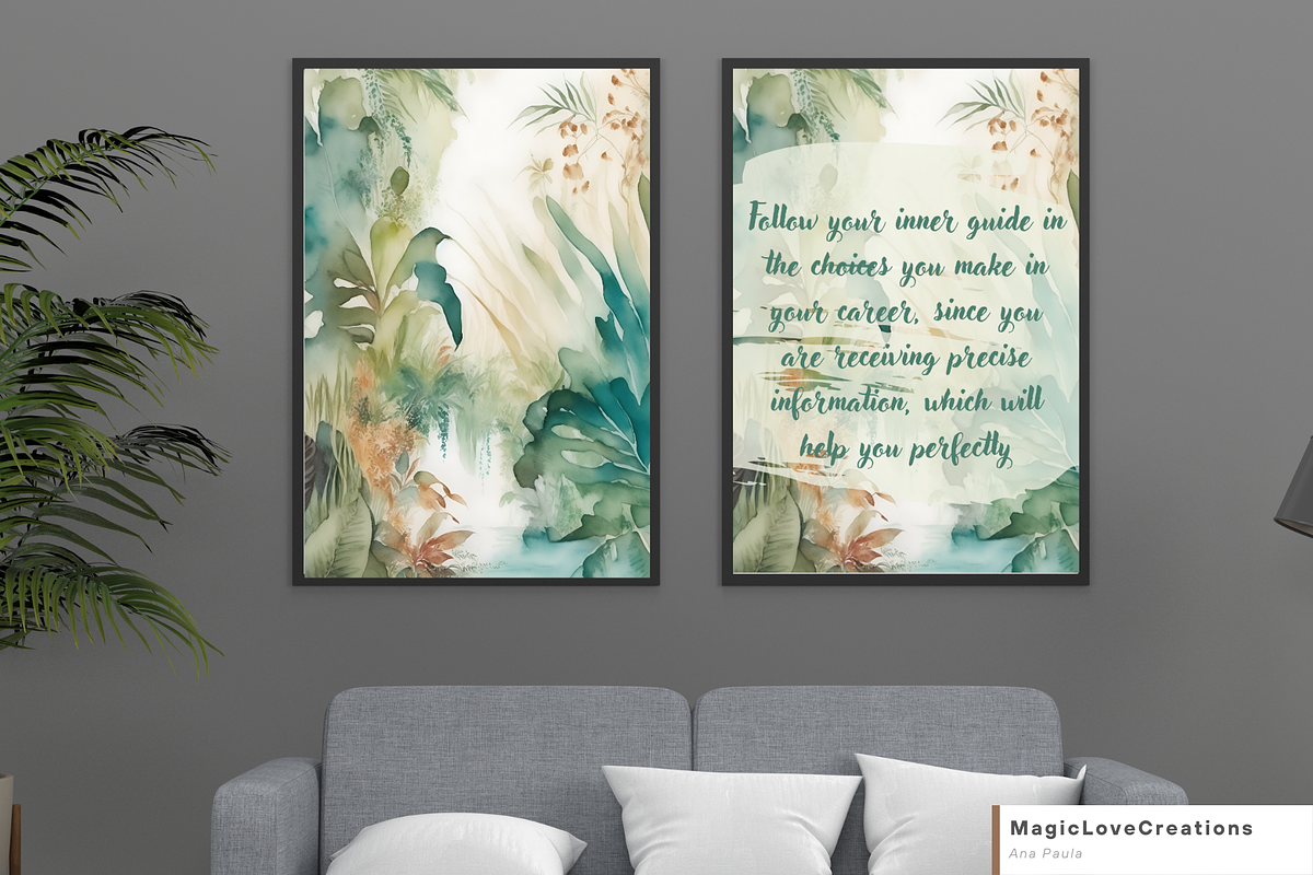 Spiritual Positive Quote Print Wall, a Poster Template by MagicLove Creations (Photo 4 of 10)