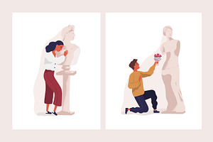 Blindness in love concept, a Person Illustration by Good Studio