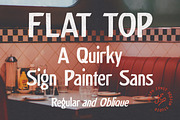 Flat Top Sign Painter Sans, a Sans Serif Font by Joseph Ernst Design Shop (Thumbnail 1 of 5)