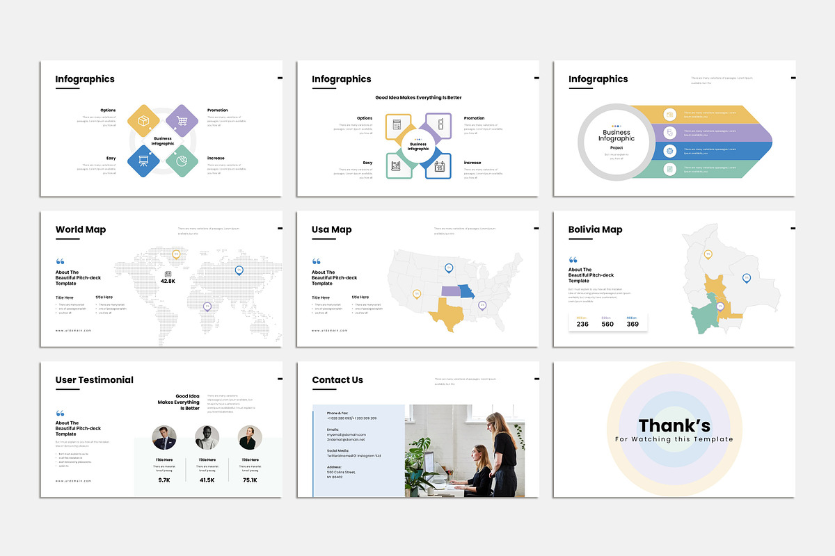 Business Pitch Deck Template, a Presentation Template by Studio Artisan (Photo 12 of 12)