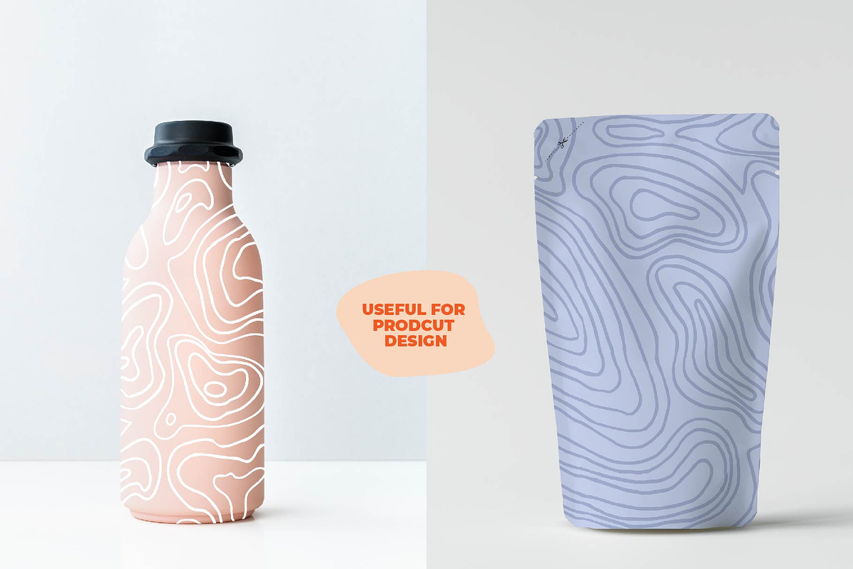 Squiggle Pattern Collection, a Pattern Graphic by Maddie Jensen Design (Photo 7 of 7)