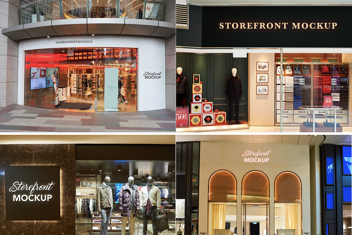 The Luxurious Storefront Mockup Pack, a Product Mockup by Graphic Xtreme (Photo 2 of 2)