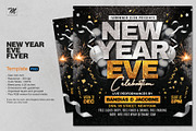 New Year Eve Flyer, a Flyer Template by Tarommir (Thumbnail 1 of 3)