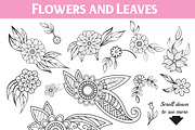 Floral Doodles Collection, a Decorative Illustration by Elinorka (Thumbnail 4 of 9)