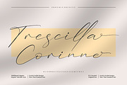 Trescilla Corinne, a Handwritten Font by Integritype Studio (Thumbnail 1 of 8)