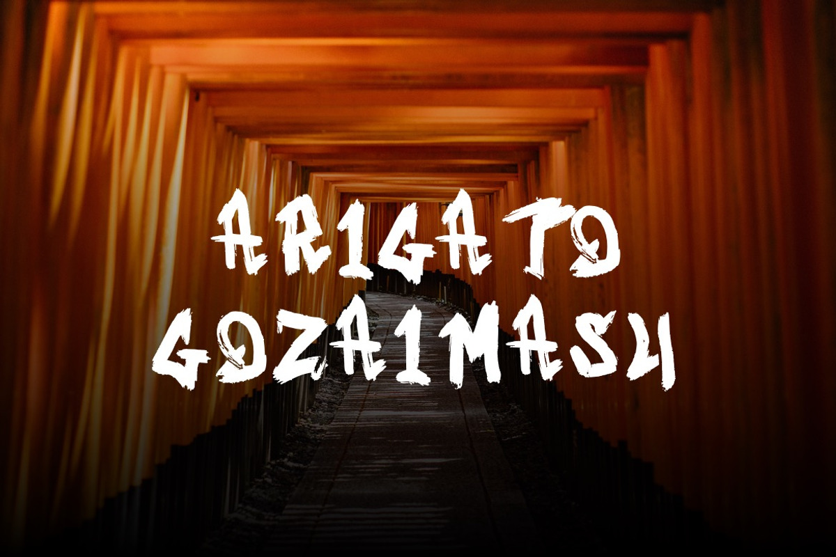 Shokuge - Japanese Brush Font, a Handwritten Font by Dhabee (Photo 4 of 10)