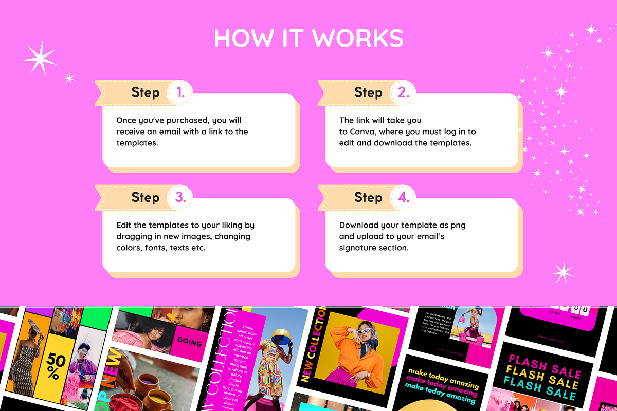 Canva Email Signature Bundle, an Email Template by SunshineStudioBoutique (Photo 9 of 9)