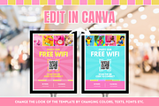 WiFi QR Code Sign, a Poster Template by SunshineStudioBoutique (Thumbnail 6 of 9)