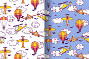 Vintage aviation patterns, a Pattern Graphic by merion_merion (Thumbnail 7 of 9)