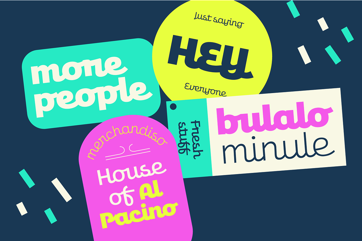 Amio; 6 Fonts Geometrical Script, a Script Font by Eko Bimantara (Photo 4 of 6)