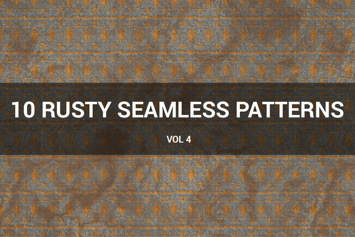 Rusty Metal Seamless Patterns (v 4)
