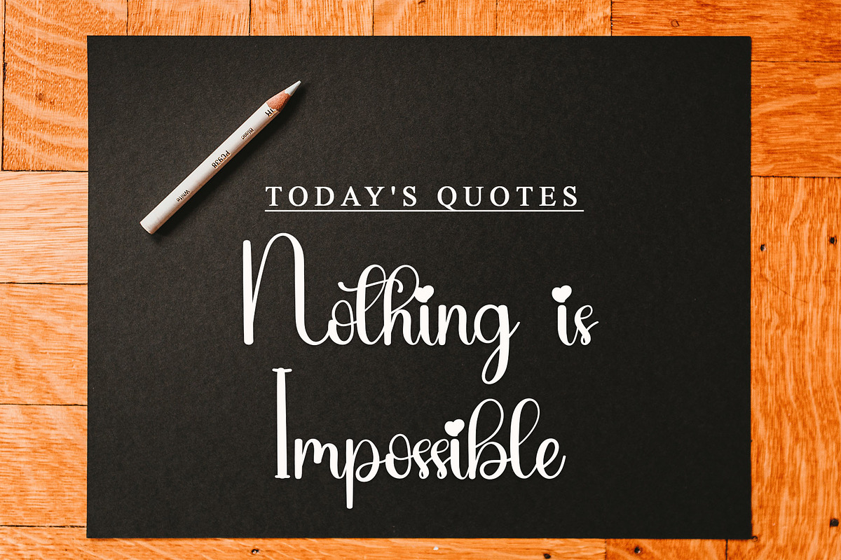 Beautiful Sunset, a Handwritten Font by InermediaSTUDIO (Photo 7 of 7)