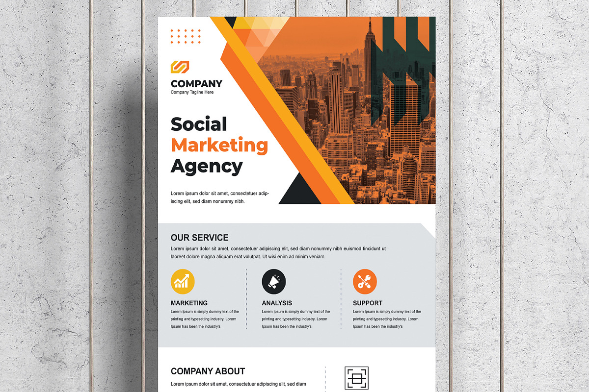 Modern Flyer Template | Creative Market