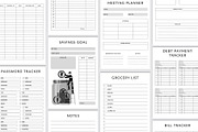 Digital Planner Template Canva, a Stationery Template by Graphic Fabrica (Thumbnail 4 of 7)