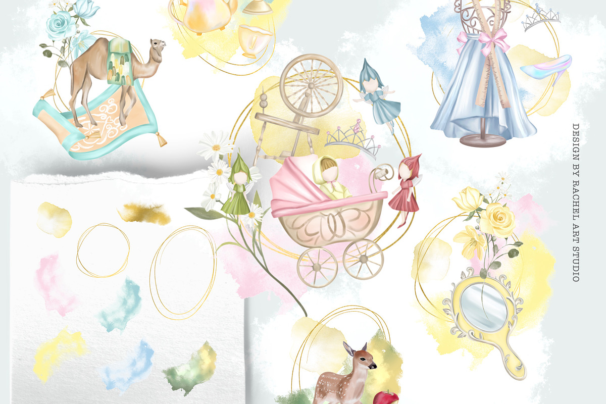 Once Upon A Time Fairy Tale, an Illustration by Rachel Art Studio (Photo 5 of 10)