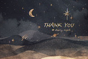 Abstract Landscape & Starry Night, a Texture Graphic by by creative paper (Thumbnail 16 of 16)