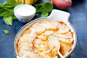 Potato and cheese gratin