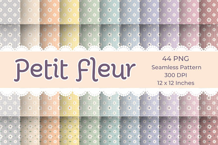 Petit Fleur Seamless Pattern, a Pattern Graphic by Papaya Croissants