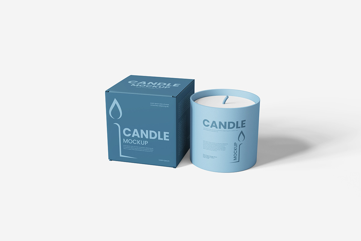 Candle Mockup, a Product Mockup by Indah (Photo 2 of 6)