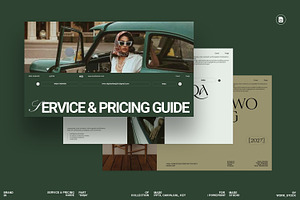 Service & Pricing Guide Google Slide, a Presentation Template by Work_Stock