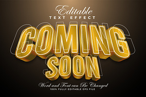 Coming Soon 3D Text Effect | EPS, a Layer Style Add-On by padilah_a