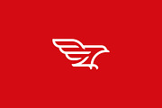 Logo Eagle Airplane Transportation, a Branding & Logo Template by Signatoro (Thumbnail 2 of 2)