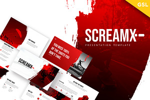 Screamx Google Slides Template