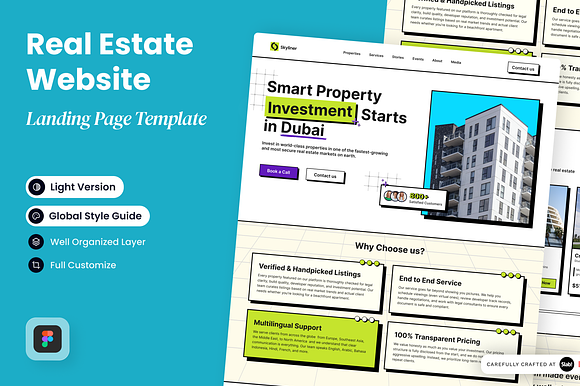 Skyliner - Real Estate Landing Page preview 5