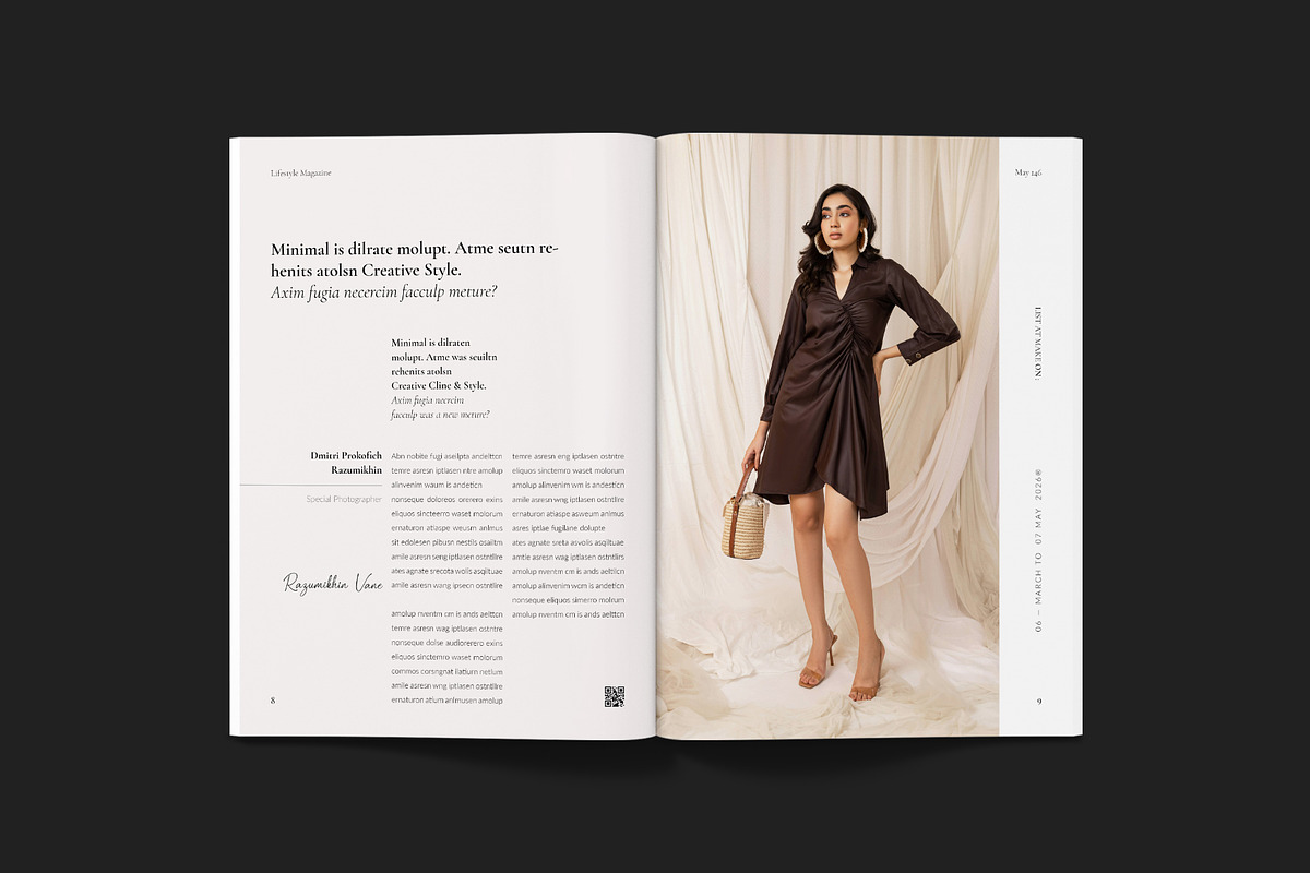 Lifestyle Magazine Template, a Magazine Template by ElvinPrint (Photo 5 of 23)