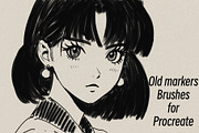 Old Marker - Procreate brush set, a Brush Add-On by Art Sproot (Thumbnail 6 of 6)