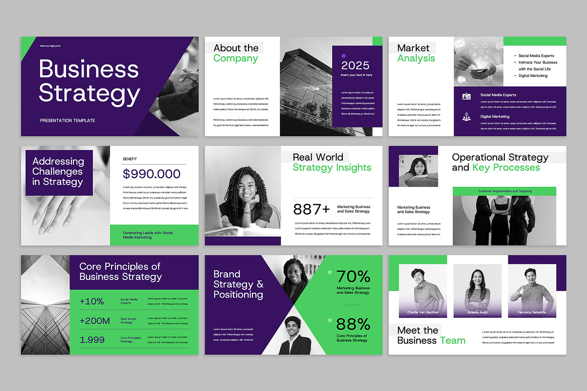 Business Strategy Google Slides, a Presentation Template by rgbryand (Photo 2 of 7)