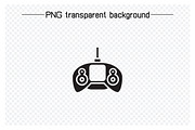 Joystick and Game Device Icons Set, a Technology Illustration by Designfour (Thumbnail 3 of 7)