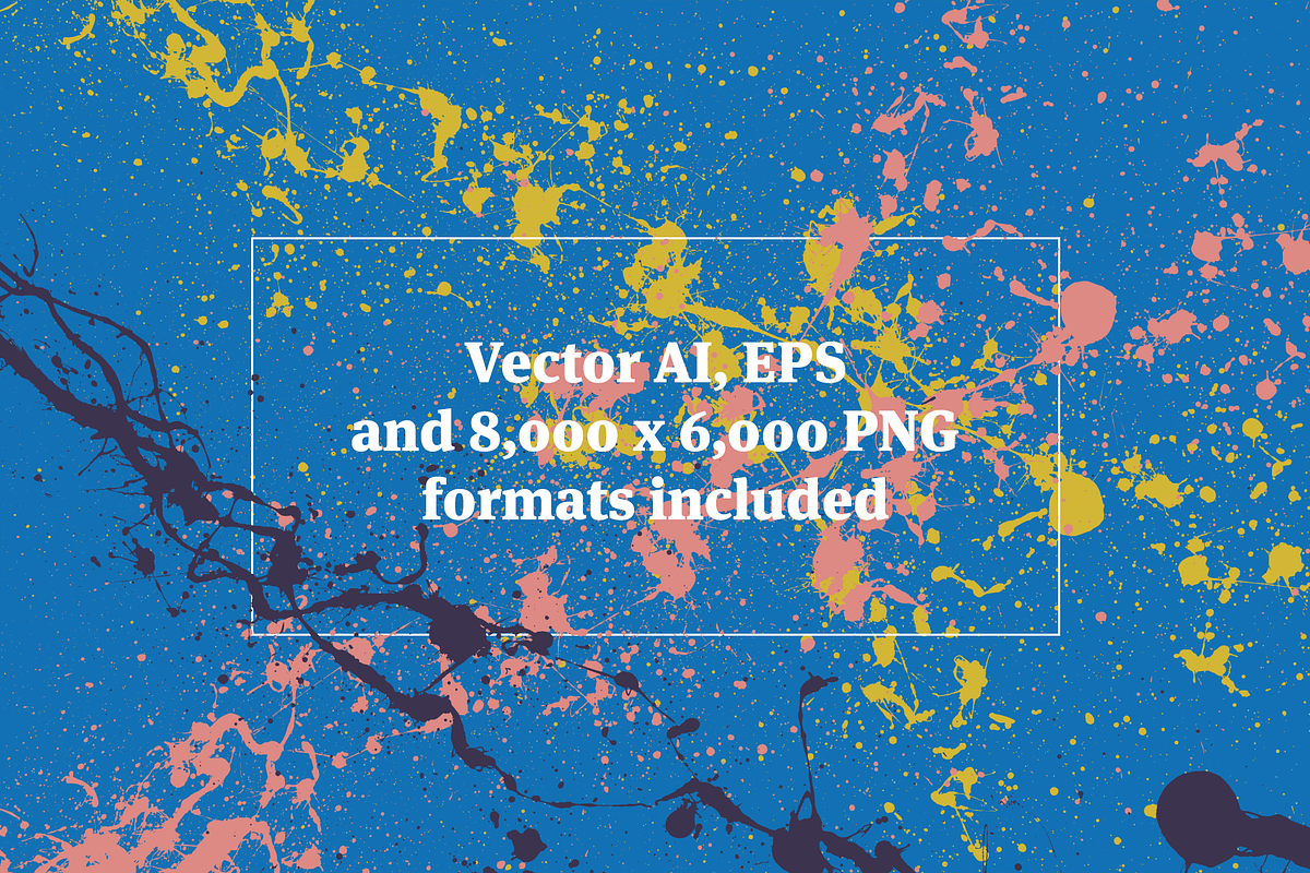 Paint Splatter Art, a Texture Graphic by GhostlyPixels (Photo 4 of 14)