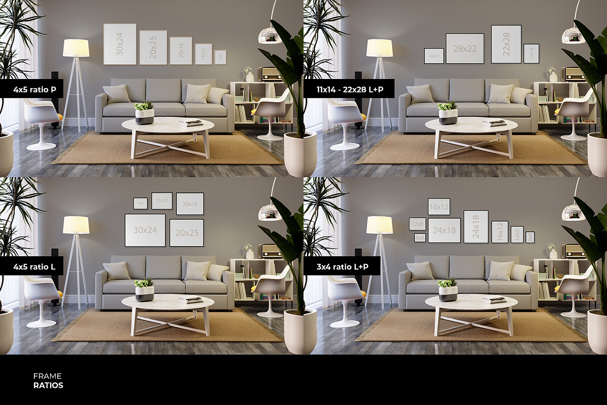 Wall Frame Mock-up, a Household Mockup by Colatudo Store (Photo 7 of 12)