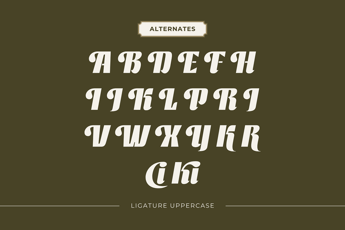 Keryla Retro - Branding Logo Font, a Sans Serif Font by Nirmana Visual (Photo 4 of 11)
