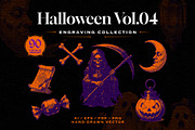 Halloween Vintage Engraving Vol.04, an Object Illustration by Alara Studio (Thumbnail 1 of 6)