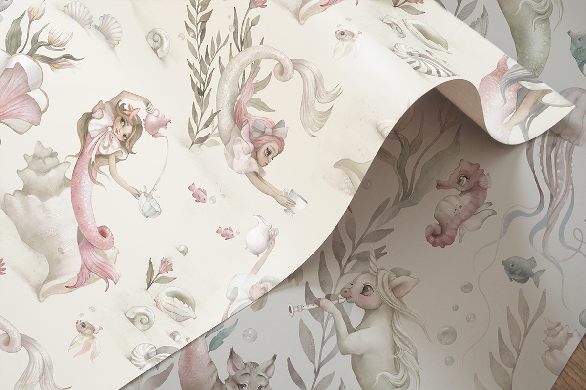Watercolor Graphics & patterns, a Wallpaper Graphic by TanyaSchuka (Photo 6 of 16)