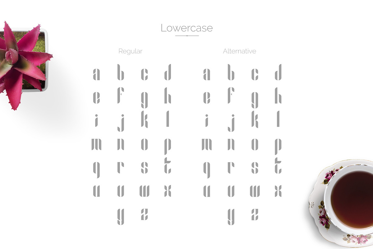 Capitolia - Stencil Typeface preview 3