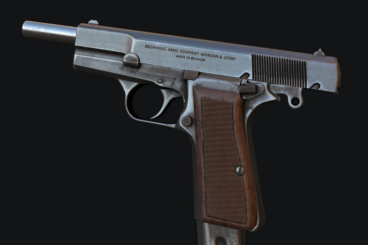 Browning HP, an Object 3D Model by Game-Ready Studio (Photo 3 of 5)