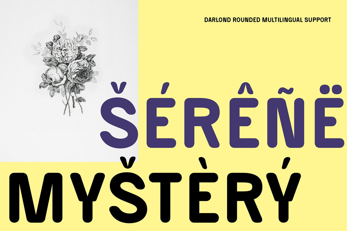 Darlond Rounded, a Sans Serif Font by Craft Supply Co. (Photo 5 of 8)