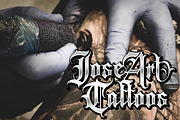 Gangsta Typeface | Tattoo Fonts, a Blackletter Font by Muntab_Art (Thumbnail 5 of 7)