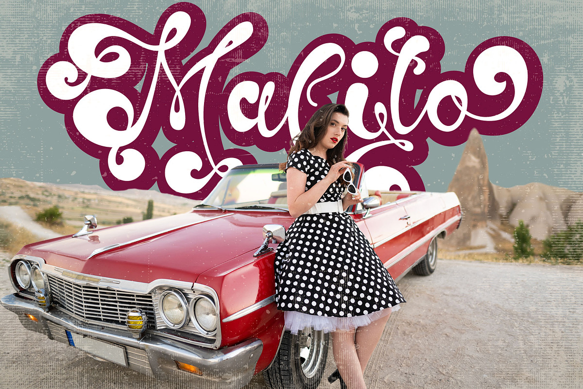 Riety Font, a Script Font by Nobu Collections (Photo 5 of 11)