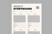Storyboard Layout, a Stationery Template by MightyDesign (Thumbnail 2 of 7)