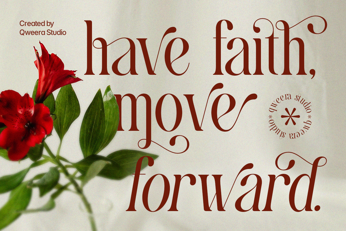Calvigan - Romantic Elegant Luxury, a Serif Font by Qweera Studio (Photo 3 of 12)