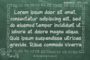 Hello World Chalk Font, a Handwritten Font by Basnistudio (Thumbnail 3 of 6)
