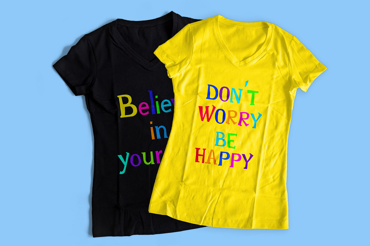 Rainbow Chalk Cyrillic font+Patterns, a Serif Font by IraDvilyuk (Photo 13 of 16)