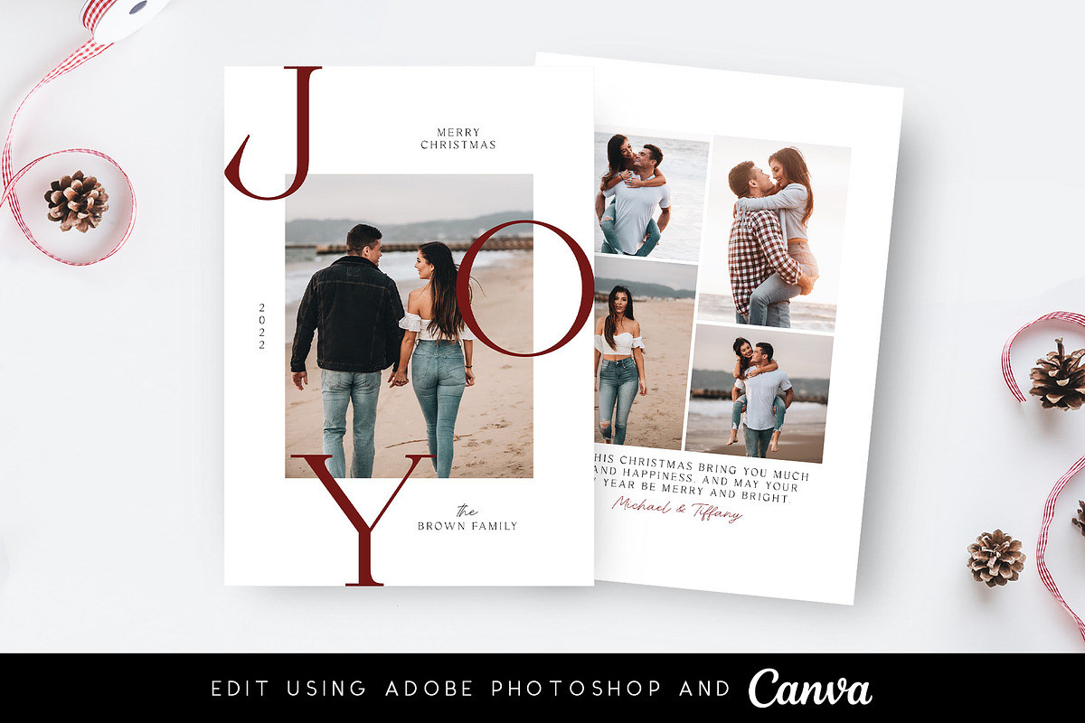 2022 Christmas Card Bundle, a Card Template by Always Templates (Photo 2 of 12)